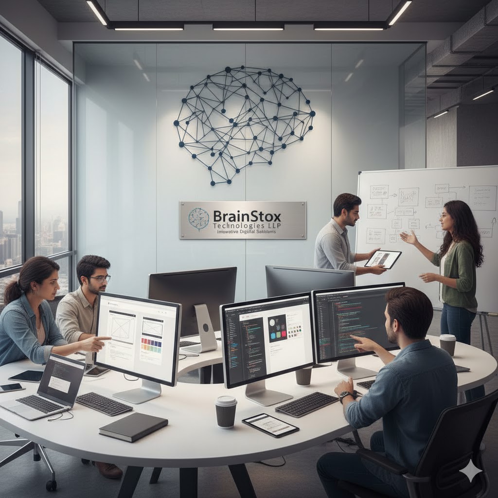 BrainStox Web Design Process